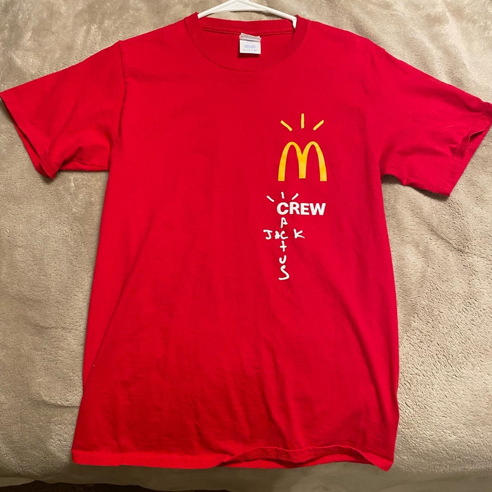 Travis Scott x McDonald's tee